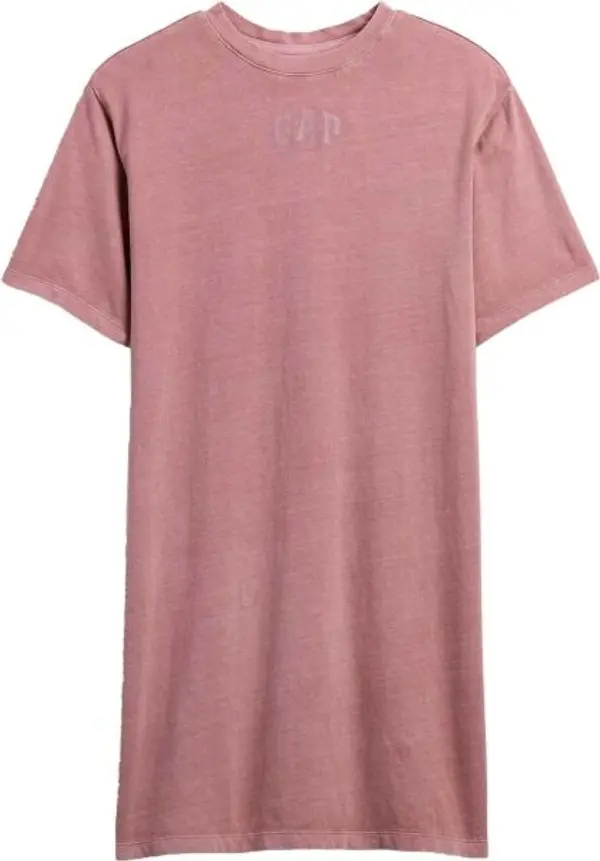 GAP GAP V-FRCH LOGO TEE DRESS Дамска рокля, розово, размер