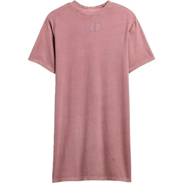 GAP GAP V-FRCH LOGO TEE DRESS Дамска рокля, розово, размер