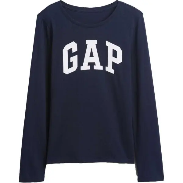 GAP GAP V-FRCH LS LOGO TEE Детска тениска, тъмносин, размер