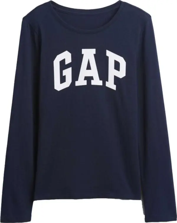GAP GAP V-FRCH LS LOGO TEE Детска тениска, тъмносин, размер