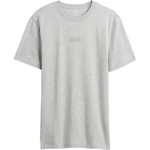 GAP GAP V-FRCH MINI LOGO TEE Мъжка тениска, сиво, размер