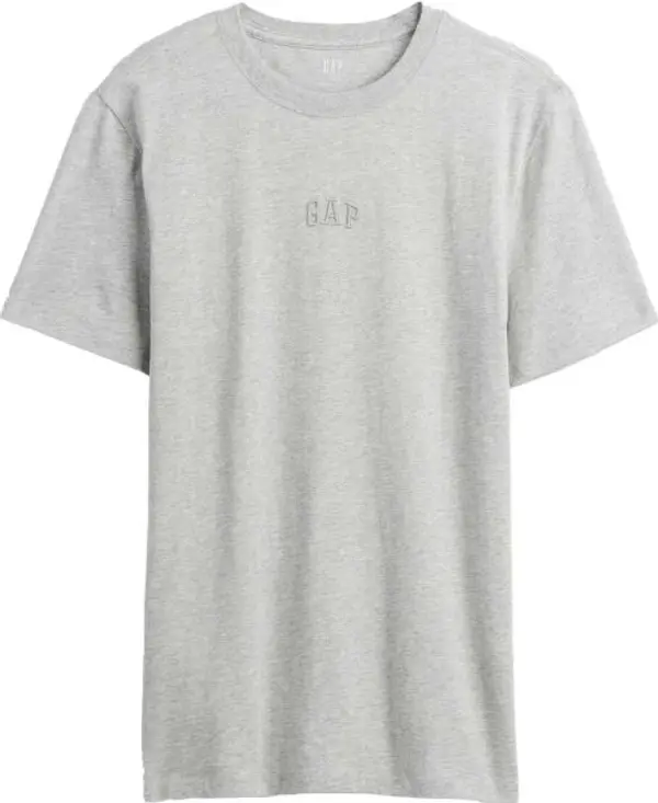 GAP GAP V-FRCH MINI LOGO TEE Мъжка тениска, сиво, размер