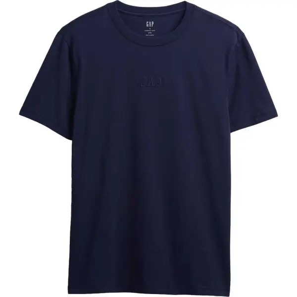 GAP GAP V-FRCH MINI LOGO TEE Мъжка тениска, тъмносин, размер