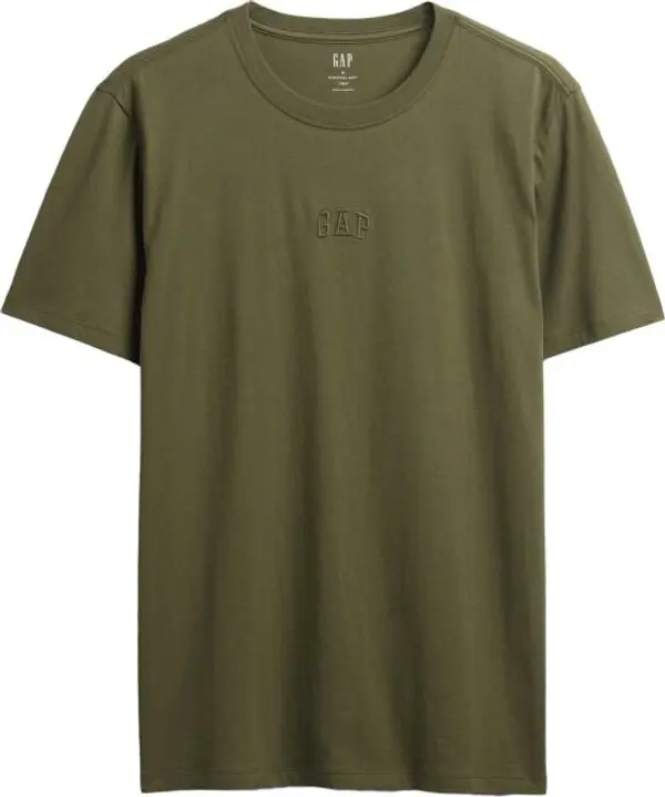 GAP GAP V-FRCH MINI LOGO TEE Мъжка тениска, зелено, размер