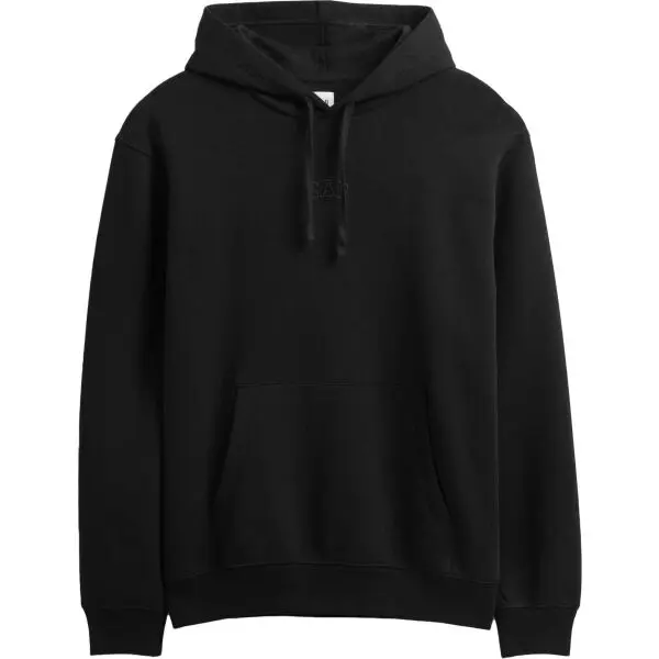 GAP GAP V-FRCH TONAL MINI LOGO RELAXED PO HD Мъжки суичър с качулка, черно, размер