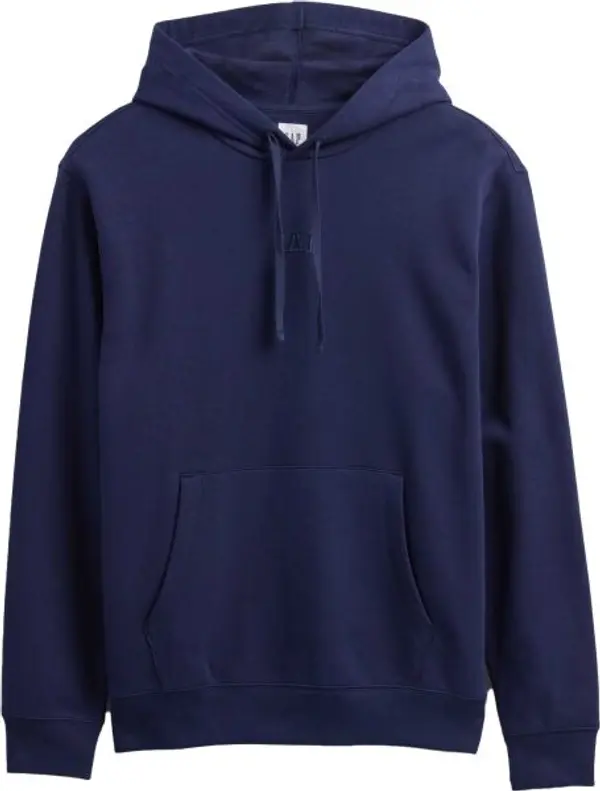 GAP GAP V-FRCH TONAL MINI LOGO RELAXED PO HD Мъжки суичър с качулка, тъмносин, размер
