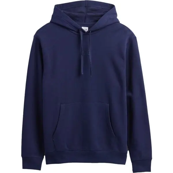 GAP GAP V-FRCH TONAL MINI LOGO RELAXED PO HD Мъжки суичър с качулка, тъмносин, размер