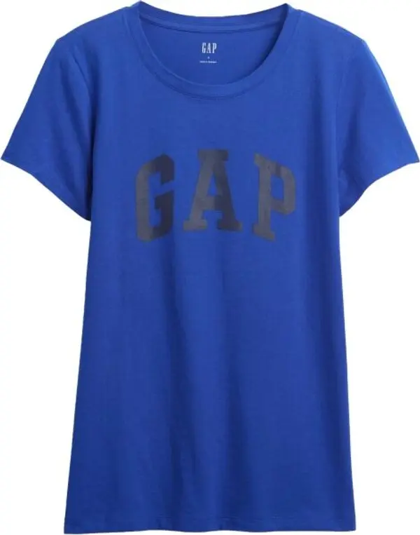 GAP GAP V-FRNCH SS LOGO CLSSC TEE FA25 Дамска тениска, синьо, размер