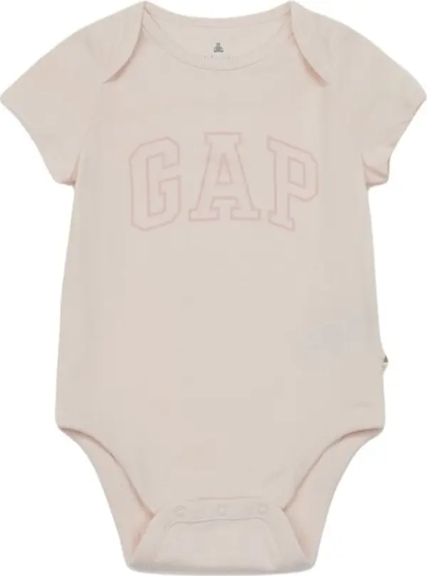 GAP GAP V-G LOGO Детско боди, бежово, размер