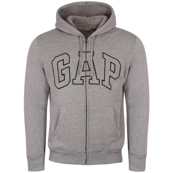 GAP GAP V-GAP ARCH SHERPA FZ Мъжки суитшърт, сиво, размер