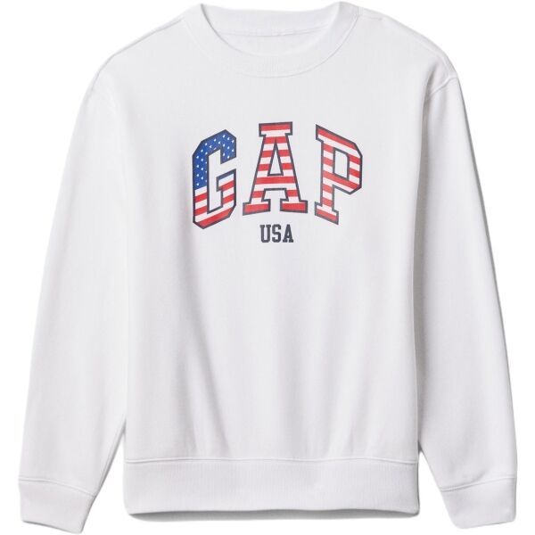 GAP GAP V-GAP HERITAGE CREW Дамски суитшърт, бяло, размер