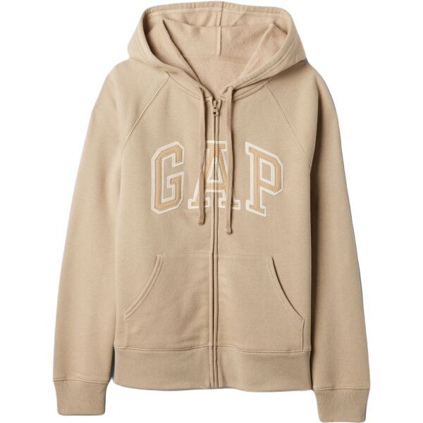 GAP GAP V-GAP HERITAGE FZ HD Дамски суитшърт, бежово, размер