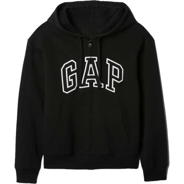 GAP GAP V-GAP HERITAGE FZ HD Дамски суитшърт, черно, размер