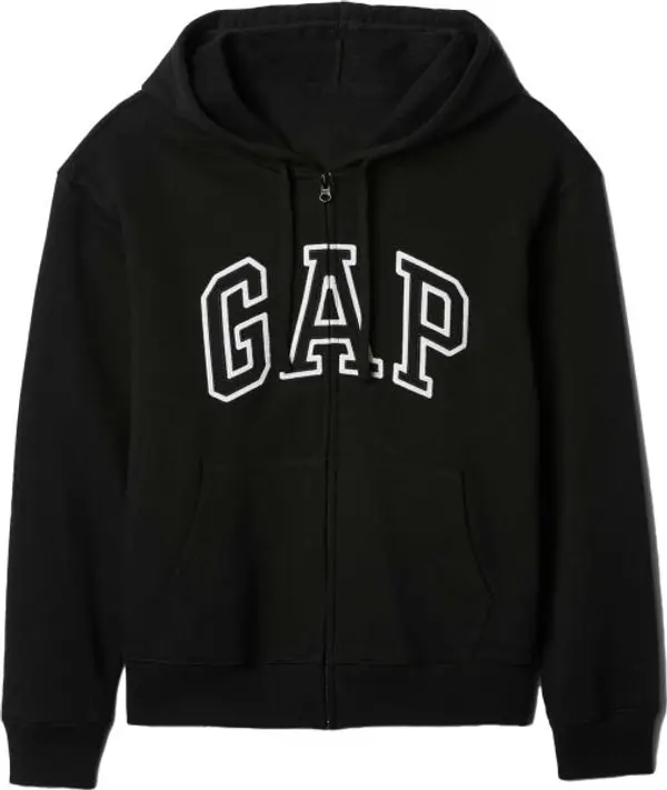 GAP GAP V-GAP HERITAGE FZ HD Дамски суитшърт, черно, размер