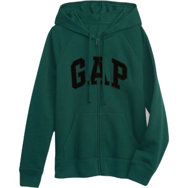 GAP GAP V-GAP HERITAGE FZ HD Дамски суитшърт, тъмнозелено, размер