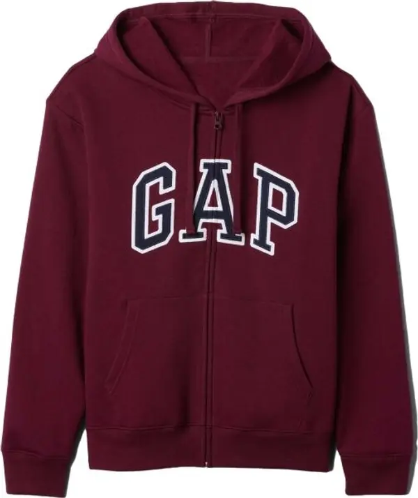 GAP GAP V-GAP HERITAGE FZ HD Дамски суитшърт, винен, размер