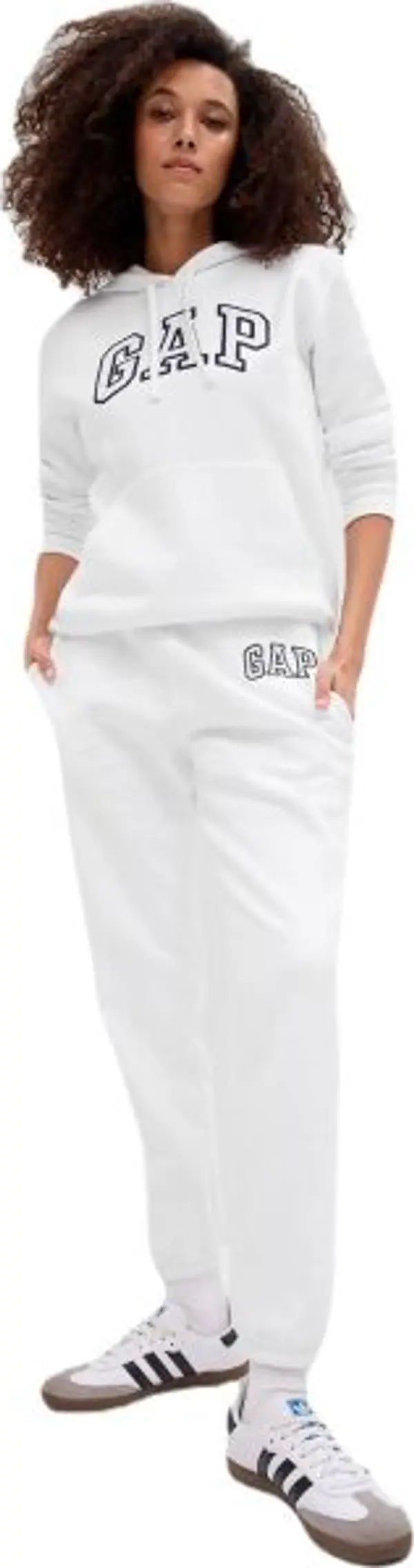 GAP GAP V-GAP HERITAGE JOGGER Дамско спортно долнище, бяло, размер