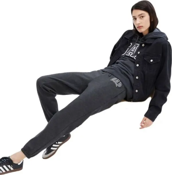 GAP GAP V-GAP HERITAGE JOGGER Дамско спортно долнище, тъмносиво, размер