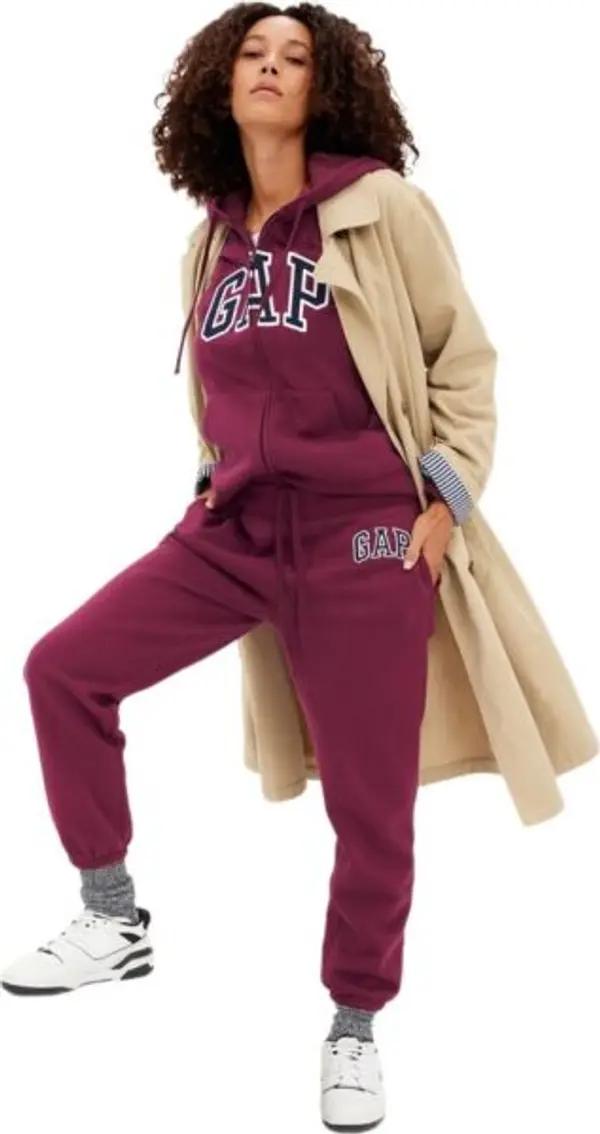 GAP GAP V-GAP HERITAGE JOGGER Дамско спортно долнище, винен, размер