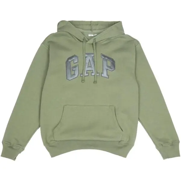 GAP GAP V-GAP HERITAGE PO HD Дамски суитшърт с лого, зелено, размер