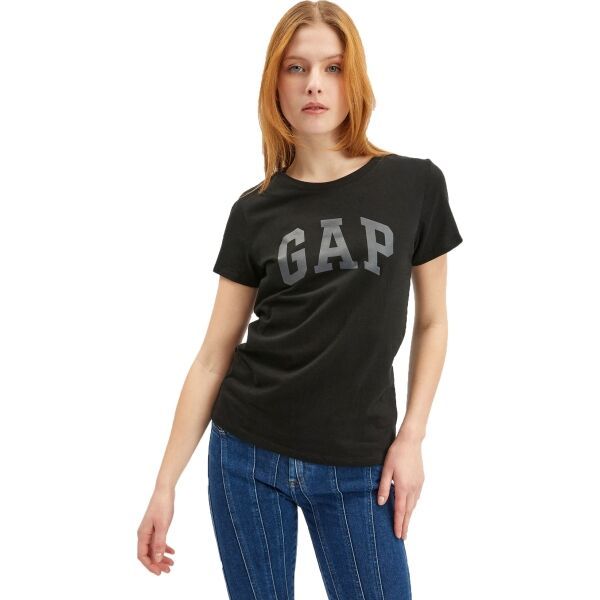 GAP GAP V-GAP SS CLSC TEE Дамска тениска, черно, размер