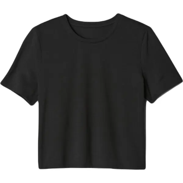 GAP GAP V-GFIT BRUSHED JERSEY Дамска тениска, черно, размер