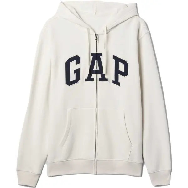 GAP GAP V-HERITAGE LOGO FZ SNL Мъжки суитшърт, бяло, размер