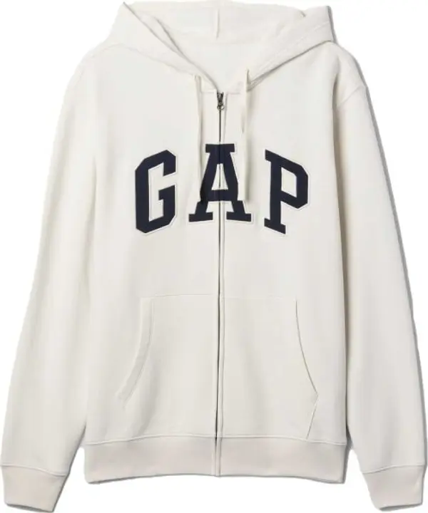 GAP GAP V-HERITAGE LOGO FZ SNL Мъжки суитшърт, бяло, размер