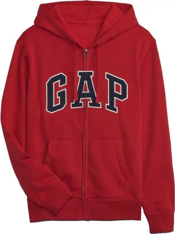 GAP GAP V-HERITAGE LOGO FZ SNL Мъжки суитшърт, червено, размер