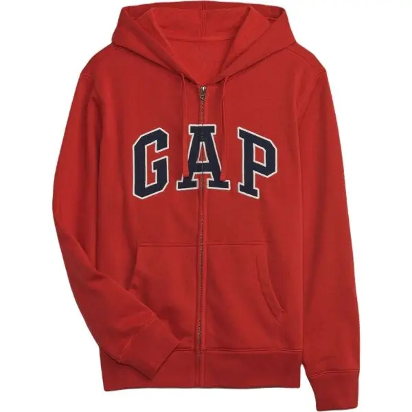GAP GAP V-HERITAGE LOGO FZ SNL Мъжки суитшърт, червено, размер