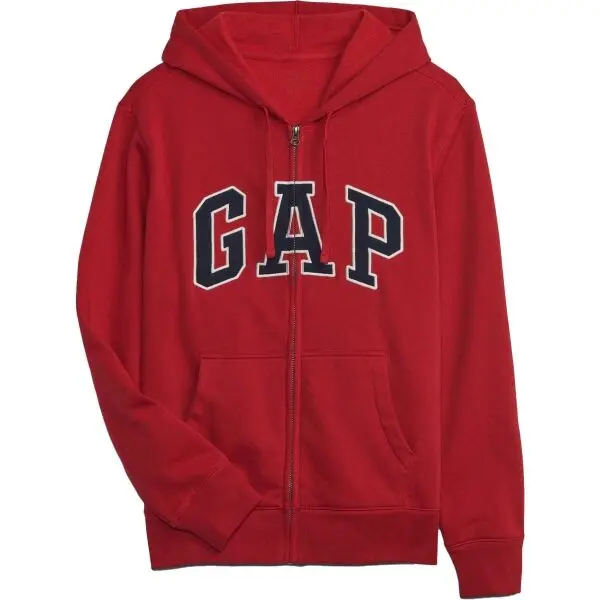 GAP GAP V-HERITAGE LOGO FZ SNL Мъжки суитшърт, червено, размер