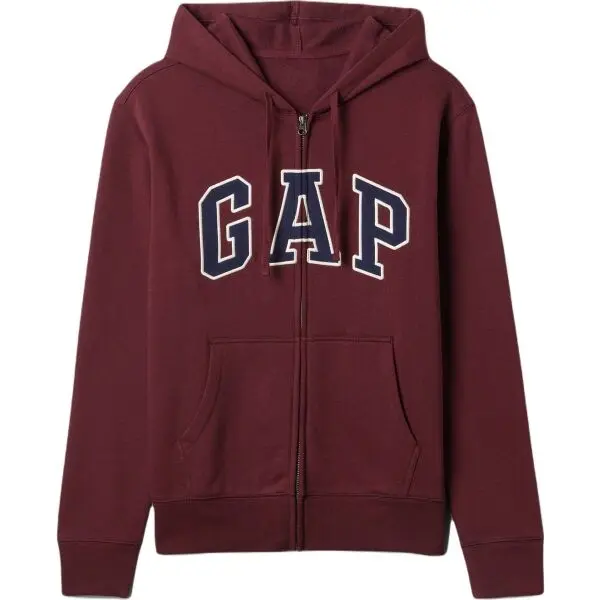 GAP GAP V-HERITAGE LOGO FZ SNL Мъжки суитшърт, винен, размер