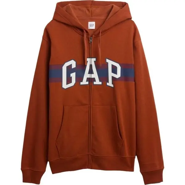 GAP GAP V-HERITAGE LOGO FZ SNL - NOVELTY Мъжки суичър, кафяво, размер