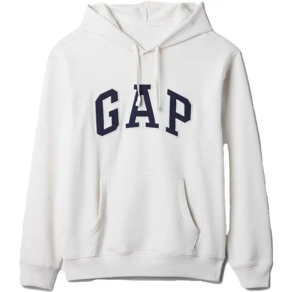GAP GAP V-HERITAGE LOGO Мъжки суитшърт, бяло, размер