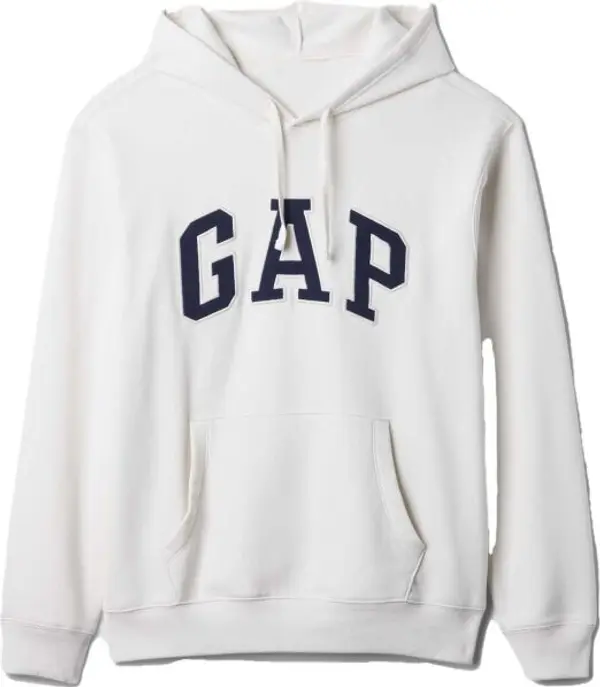 GAP GAP V-HERITAGE LOGO Мъжки суитшърт, бяло, размер