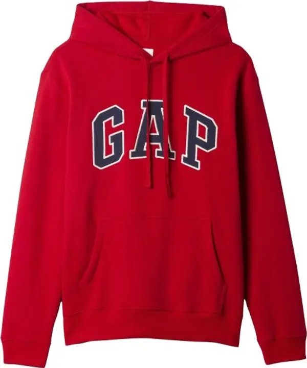 GAP GAP V-HERITAGE LOGO Мъжки суитшърт, червено, размер
