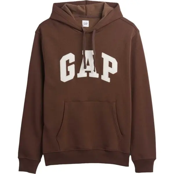GAP GAP V-HERITAGE LOGO Мъжки суитшърт, кафяво, размер