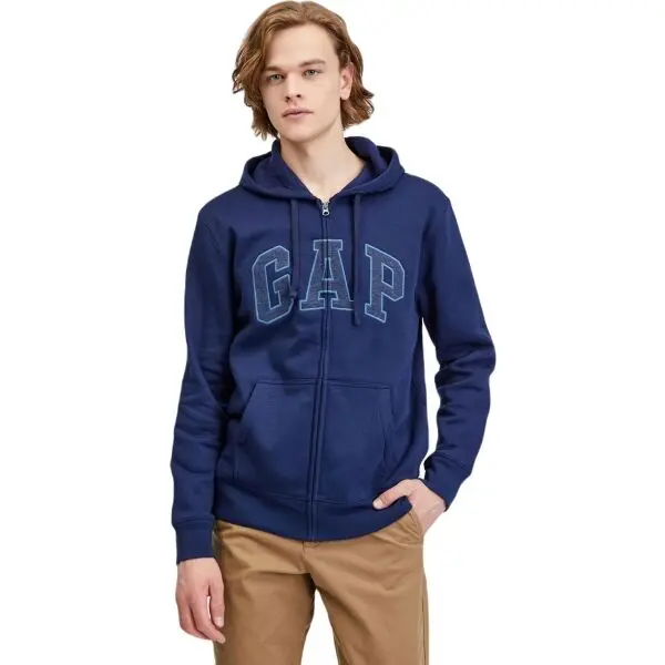 GAP GAP V-HERITAGE Мъжки суитшърт, тъмносин, размер