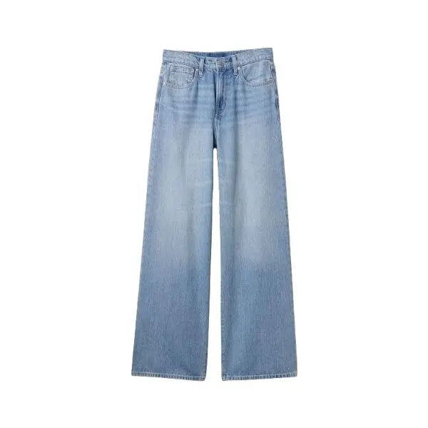 GAP GAP V-HR WIDE LEG LT BERGIE Дамски дънки, светлосиньо, размер