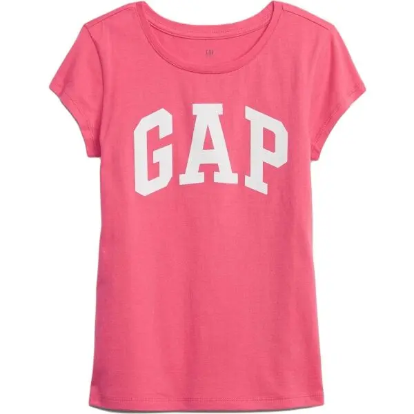 GAP GAP V-HS SS VALUE LOGO TEE Момичешка тениска, розово, размер