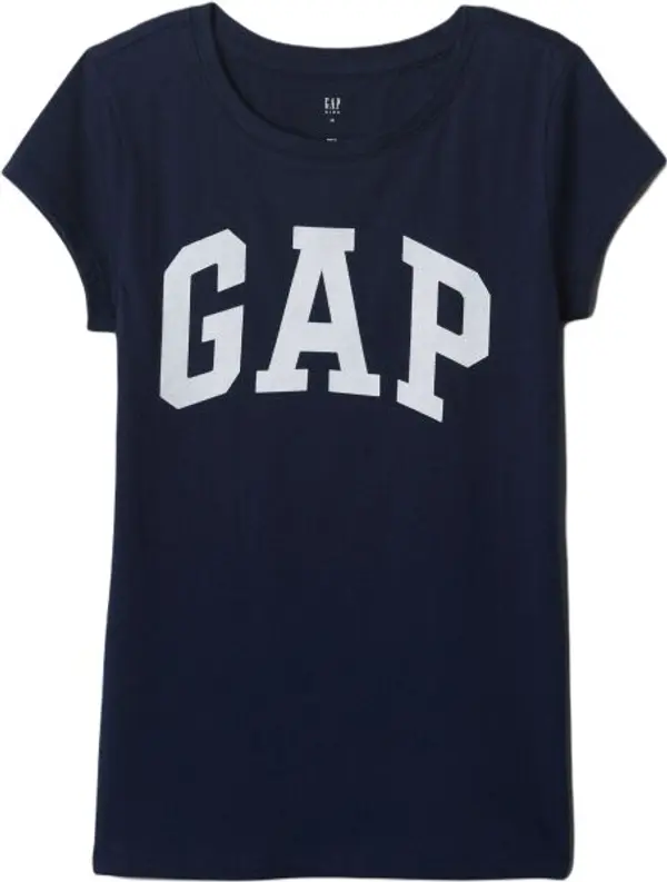 GAP GAP V-HS SS VALUE LOGO TEE Момичешка тениска, тъмносин, размер