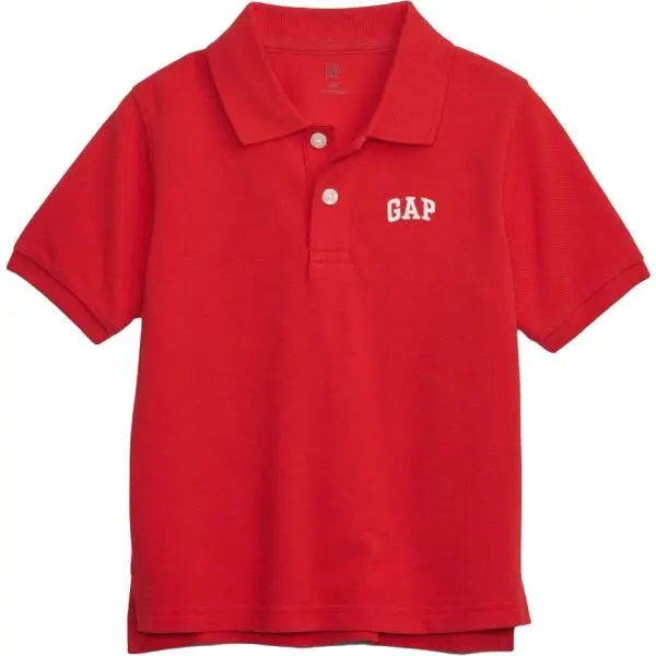 GAP GAP V-IE LOGO POLO Момчешка тениска, червено, размер 2Y