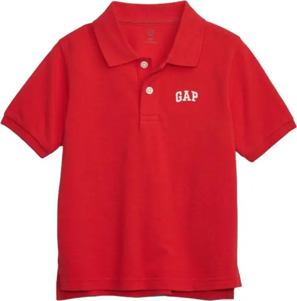 GAP GAP V-IE LOGO POLO Момчешка тениска, червено, размер 3Y
