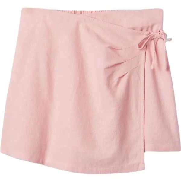 GAP GAP V-LINEN Момичешка пола-шорти, розово, размер