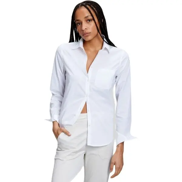 GAP GAP V-LS CLASSIC Дамска риза, бяло, размер