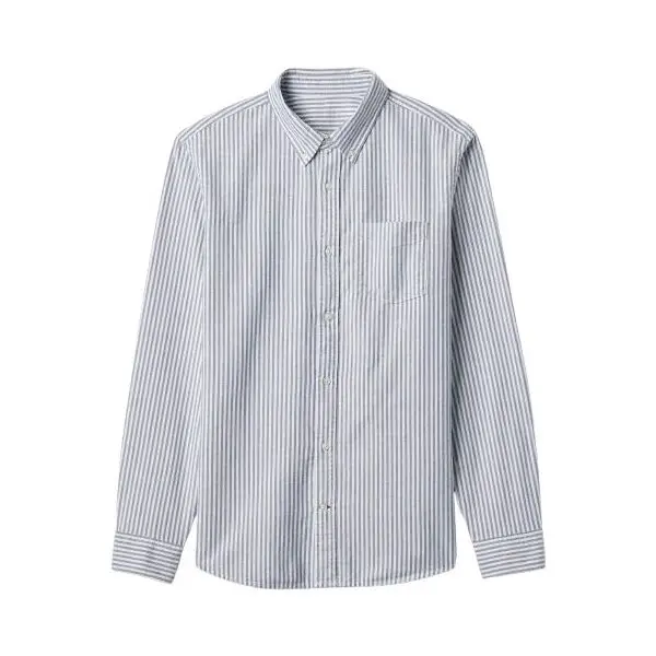 GAP GAP V-LS STANDARD OXFORD Мъжка риза, синьо, размер