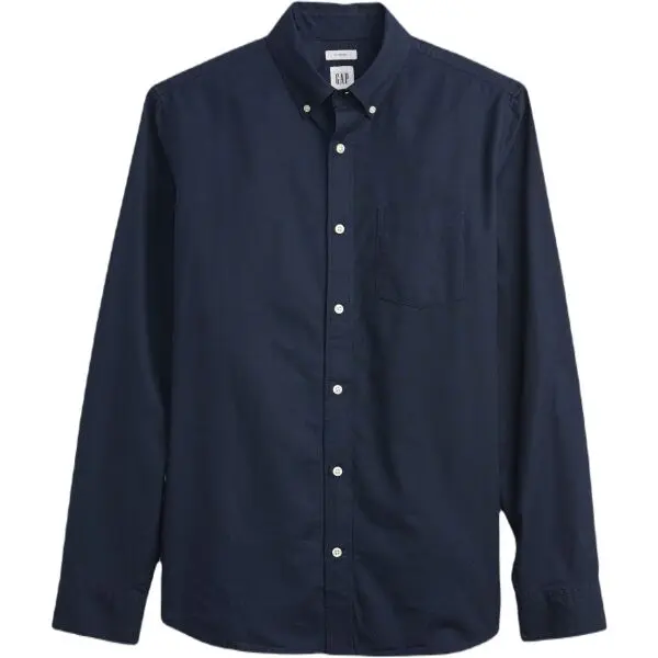 GAP GAP V-LS STANDARD OXFORD Мъжка риза, тъмносин, размер