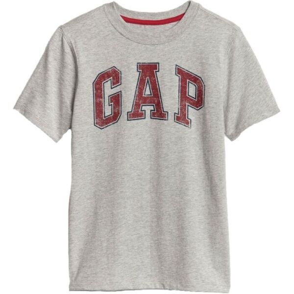GAP GAP V-NEW ARCH SCREEN Тениска за момчета, сиво, размер
