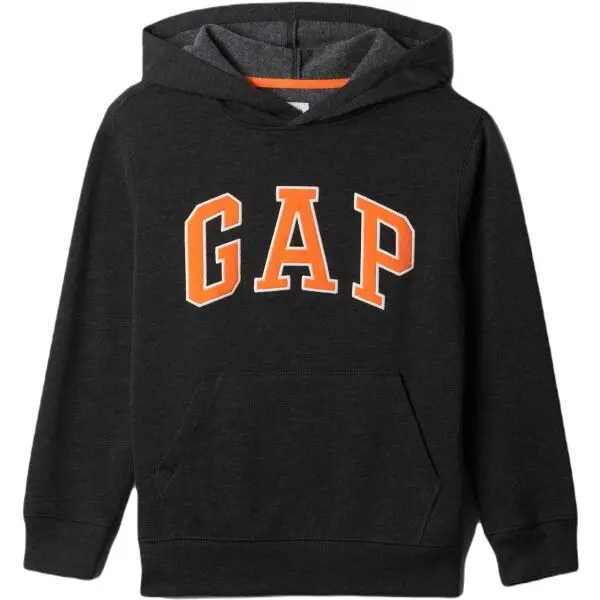 GAP GAP V-NEW CAMPUS LOGO HOOD Суитшърт за момчета, черно, размер