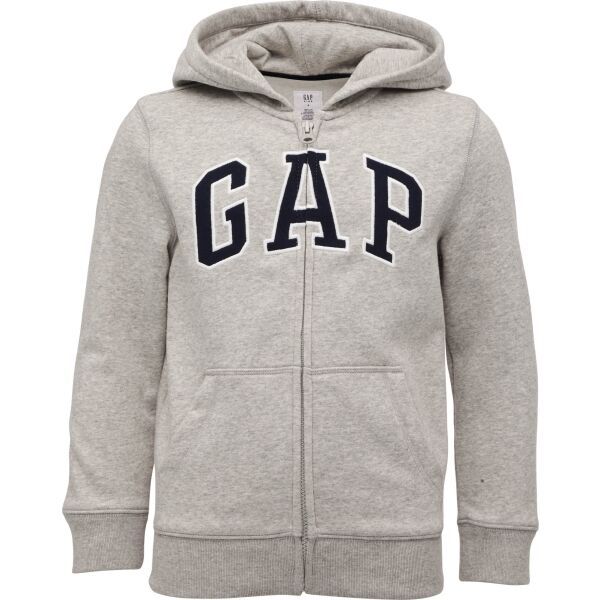 GAP GAP V-NEW FZ GAP ARCH HOOD Суитшърт за момчета, сиво, размер